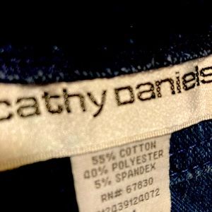 Cathy Daniel denim capris